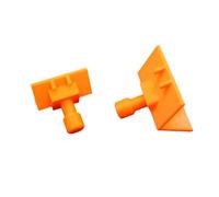 Paint Shaker Clamp Set for Model Bottles, 2 Sizes (15-44mm / 0.6-1.7in), Lightweight PP Mixer Fixture for 3D Printing & Hobby