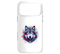 Paint Splash Wolf Case for iPhone 17 Pro Max