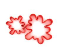 Paint Splat Set of 2 Value Cookie/Fondant Cutters Pair 5CM + 8CM