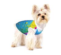 Paint Splatter Backdrop print Tshirts for Small Dogs Dog's Fashion Shirt Breathable Sleeveless Shirts for Small Dogs