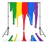 Paint Splatter Backdrop Printed Shooting Backdrop Cloth, Soft Wrinkle Free Background, Versatile Studio Display Prop