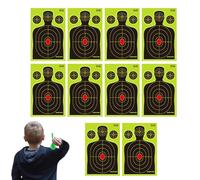 Paint Splatter Practice Target - Training Poster for Kids Adults | Thick Cardboard Bullet Visualization Sheet, Outdoor Game Skill Development Target Visibility 18 x 12 in