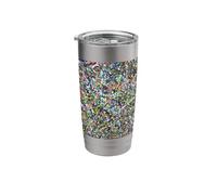 Paint Splatter Spatter Colorful Abstract Art Cool Pattern Stainless Steel Insulated Tumbler