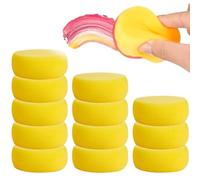 Paint Sponges, 12PCS Round Paint Sponge Craft Sponges, Pottery Sponges, Artist Sponges Craft Clay Sponge Watercolor Sponges Craft Sponges for Face Painting Pottery Ceramics Art Crafts