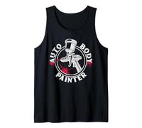 Paint Spray Gun - Auto Body Painter Autobody Mechanic Tank Top