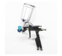 Paint Spray Gun with Adapter and 600CC Mix Tank Air Spray Gun with Quick-Connect Wash-Free Tank 400CC Tank Paint Mixing Cup for Painting Car Furniture