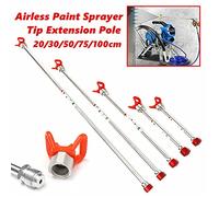 Paint Sprayer, 20/30/50/75/100cm Sprayer Extension Rod Airless Paint Spray Guns Tip Pole for Wagner Spraying Machine(100cm)