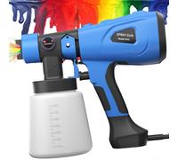 Paint Sprayer, 600w High Power HVLP Home Electric Spray Gun, with 1000ml Detachable Container, Lightweight Furniture, Fence, Car, Bicycle, Chair