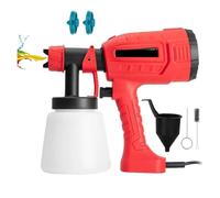 Paint Sprayer, 800ML Electric Spray Gun Cordless Paint Sprayer Auto Furniture Steel Coating Airbrush Compatible