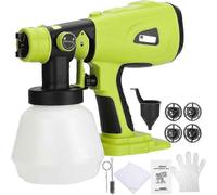 Paint Sprayer for Ryobi 18V Battery, Cordless Paint Sprayer with 1000ML Container, Handheld HVLP Electric Paint Spray Gun (No Battery)