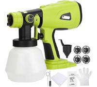 Paint Sprayer for Ryobi 18V Battery, Cordless Paint Sprayer with 1000ML Container, Handheld HVLP Paint Gun Electric Paint Spray (No Battery)