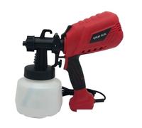 Paint Sprayer, Handheld Electric Spray Gun for Home Use, Paint and Disinfectant Sprayer with Dust Blowing