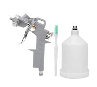Paint Sprayer, Handheld High Power Aluminum alloy Pneumatic Gravity Feeding Airbrush Systems Painting Tool for Furniture Cabinets Fence Car Bicycle Garden Chairs Walls Patterns