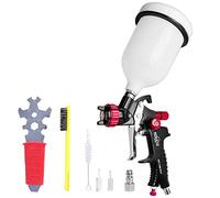 Paint Sprayer - HVLP Spray Paint Gun - Professional Automotive Spray Gun Kit 600CC Plastic Cup Paint Sprayer Airbrush Painting Tool Kit with 1.3 mm Nozzle for Cars, Home & Shop