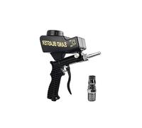 Paint Sprayers, Adjustable Sandblasting Gun 90 Psi Portable Sand Blaster Paint Spray Machine Pneumatic Small Handheld Blasting Gun(Type B)