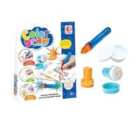 Paint Stamps - Painting Brush Tools for Drawing | Fabric Craft Stamp Set Reusable Easy Grip Art Teacher Preschool Classroom Coloring Scrapbooking Kart