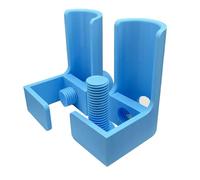 Paint Stand - Adjustable Canvas Holder, Portable Table Clip, Ergonomic Studio Accessory | Modern Design Practical Outdoor Workshop Playroom Art Stand for Students Adults Projects, Blue, se beskrivning