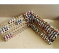 Paint Stand Corner Set up - 2xPaint Stand for 52xbottles and 1x Corner Unit, for vallejo, warpaints or tim holtz ink bottles. Paint rack storage
