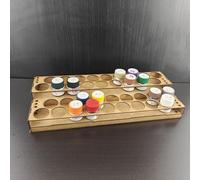 Paint Stand for 36x glass jars of paint and drawers for Tamiya acrylic. Paint rack storage by Wargame-Model-Mods