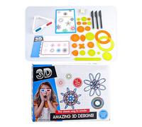 Paint Stencil,3D Spiral Doodle Pad - Creative Painting Template Toy for Family Birthday Multifunctional Craft Supplies for School and Home Use,Convenient for Travel and Preschool Use