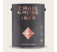 Paint Stop CRAIG & ROSE 1829 CHALKY EMULSION CRAFTSMANS WHITE 5L
