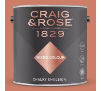 Paint Stop CRAIG & ROSE 1829 CHALKY EMULSION ETRUSCAN RED 2.5L