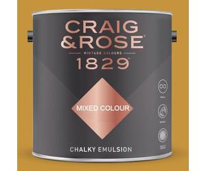 Paint Stop CRAIG & ROSE 1829 CHALKY EMULSION FRENCH OCHRE 2.5L