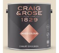 Paint Stop CRAIG & ROSE 1829 CHALKY EMULSION PALE MORTLAKE CREAM 2.5L