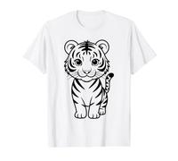 Paint the Tiger Yourself Value Graphic T-Shirt, Men, White, M