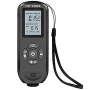 Paint Thickness Gauge, Accurate Car Paint Depth Gauge with Zero/Multi-Points Cal Auto-detects Attribute Coating Thickness Gauge for Steel Automotive Aluminum Metals (Black)