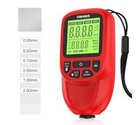 Paint Thickness Gauge for Car, Digital Coating Thickness Gauge, Automatic Shut-Off Function, Portable Paint Thickness Gauge for Steel and Aluminium Base Metal Cars 0-2000μm