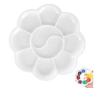 Paint Tray Palettes Paint Palette Kids Paint Tray Painting Palette Plastic Paint Pallet Oil Watercolor Painting Palettes Mixing Palette for Kids Classroom Students Adults to Paints