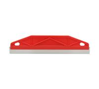 Paint Trim Guard 11.4inch Multi-Purpose Straight Edge Tool Paint Wallpaper Scraper Paint Guide Painter's Trim Guard Stainless Steel Trim Guide Blade is Perfect Size for Precision Painting(Red)