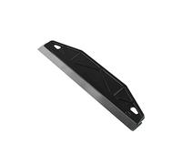 Paint Trim Guard, 11.4inch Multi-Purpose Straight Edge Tool Paint Wallpaper Scraper Paint Guide Painter's Trim Guard Stainless Steel Trim Guide Blad-e is Perfect Size for Precision Painting(Black)