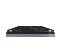 Paint Trim Guard, Skirting Board Paint Shield, 12inch Multi Purpose Paint Wallpaper Scraper, Paint Edger, for Cutting in, Paint Smearing, Repairing Wallpaper, Paint Guide & Measurement (Black)