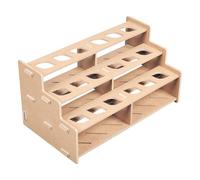 Paint Tube Storage Rack - Tier Wooden Organizer | Multi Layer Paint Tube and Brush Holder for Acrylic, Oil and Craft Paints | Easy Assembly Art Supply Stand for Artists & Studios