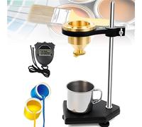 Paint Viscometer with Adjustable Stand & Stopwatch, Accurate Viscosity Testing for Coatings, Inks, Adhesives