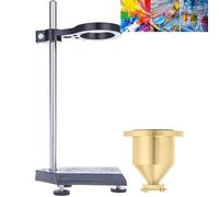 Paint Viscosity Cup with Stopwatch and Adjustable Stand for High Precision Flow Rate Testing in Inks and Coatings