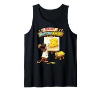 Paint What You Know - Cute Mouse Design Tank Top
