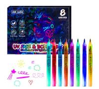 Paint With - Washable Facial Marker For Makeup - Temporary Pens Luminous In The Dark -