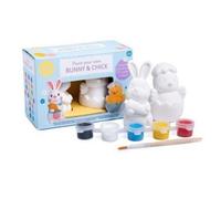Paint Your Own Bunny & Chick Set 3 Pack - White