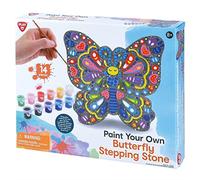 Paint Your Own - Butterfly Stepping Stone - Cement - 14 Pcs