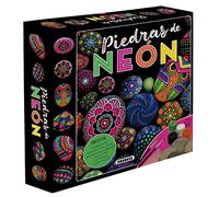 Paint Your Own Neon Stones Tuckbox (Susaeta, Spain) (Rock Painting Kit)