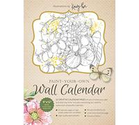 Paint-Your-Own Wall Calendar: Illustrations by Kristy Rice (Artisan Series)