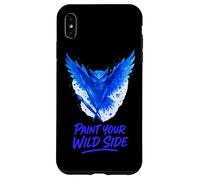Paint Your Wild Side Owl Brush Splash Case for iPhone XS Max