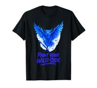 Paint Your Wild Side Owl Brush Splash T-Shirt