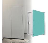 Paintable Access Panel for Drywall - Waterproof Concealed Plumbing Access Door 12x16in (300x400mm) - Easy DIY Installation Hidden Plasterboard Access Panel for Home Repair