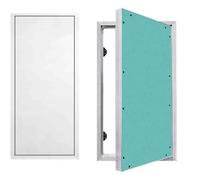 Paintable Access Panel for DrywallDampproof Invisible Inspection Door Portable Flush Mount Plasterboard Access Panel (12x28in/300x700mm) for Plumbing Gypsum Board and Renovation.