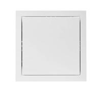 Paintable Access Panel - Inspection Hatch for Wall Ceiling, Flush Fitting Fuse Box Cover, Conceals Wires Meters Pipes, Opening Flap Cover Plate for Drywall Plasterboard(White,250x300mm)