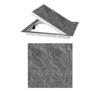 Paintable Access Panel，Metal Panel Inspection Hatch, Magnetic Door with Stone-textured Surface, Wall Ceiling Hole Cover Plate for Water Valve/HVAC Duct(C,12x20inch/300x500mm)(B,20x22inch/500x550mm)